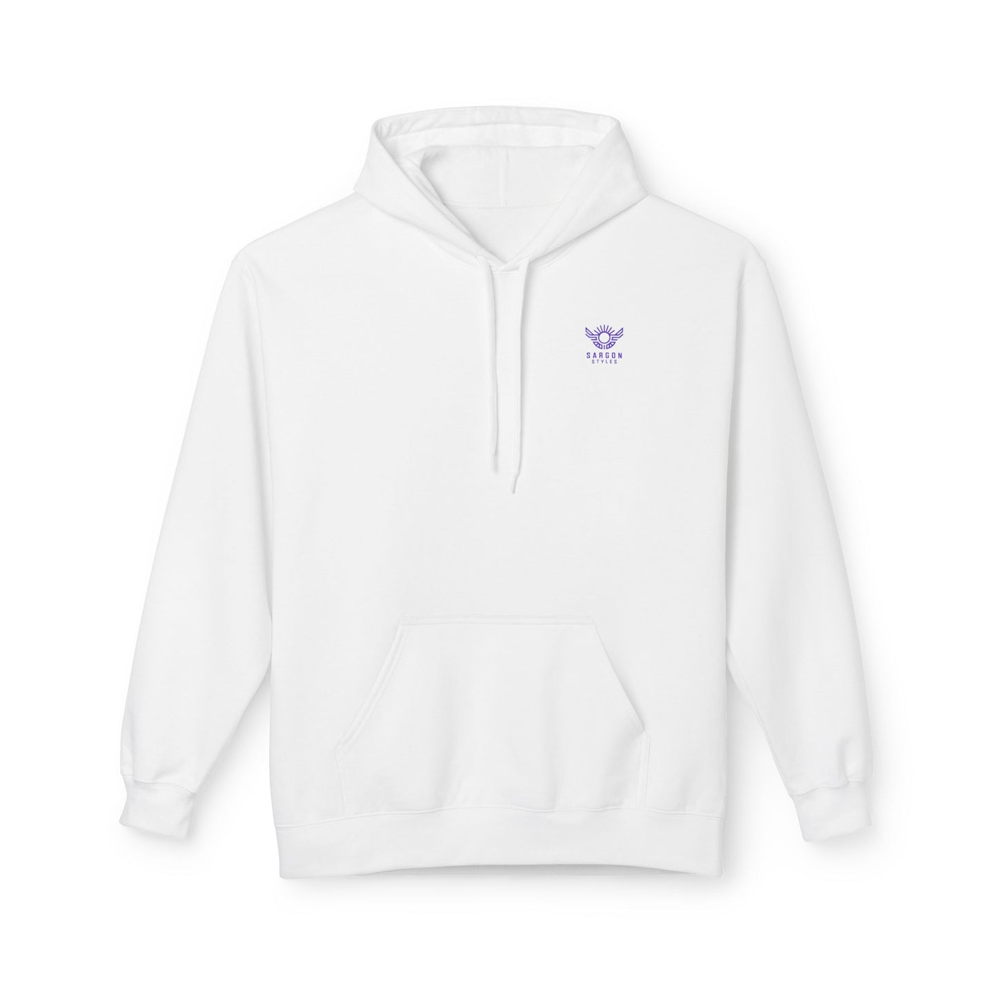 PURPLE CROSS Cotton Fleece Hoodie