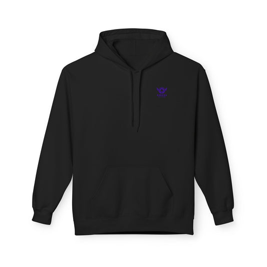 PURPLE CROSS Cotton Fleece Hoodie